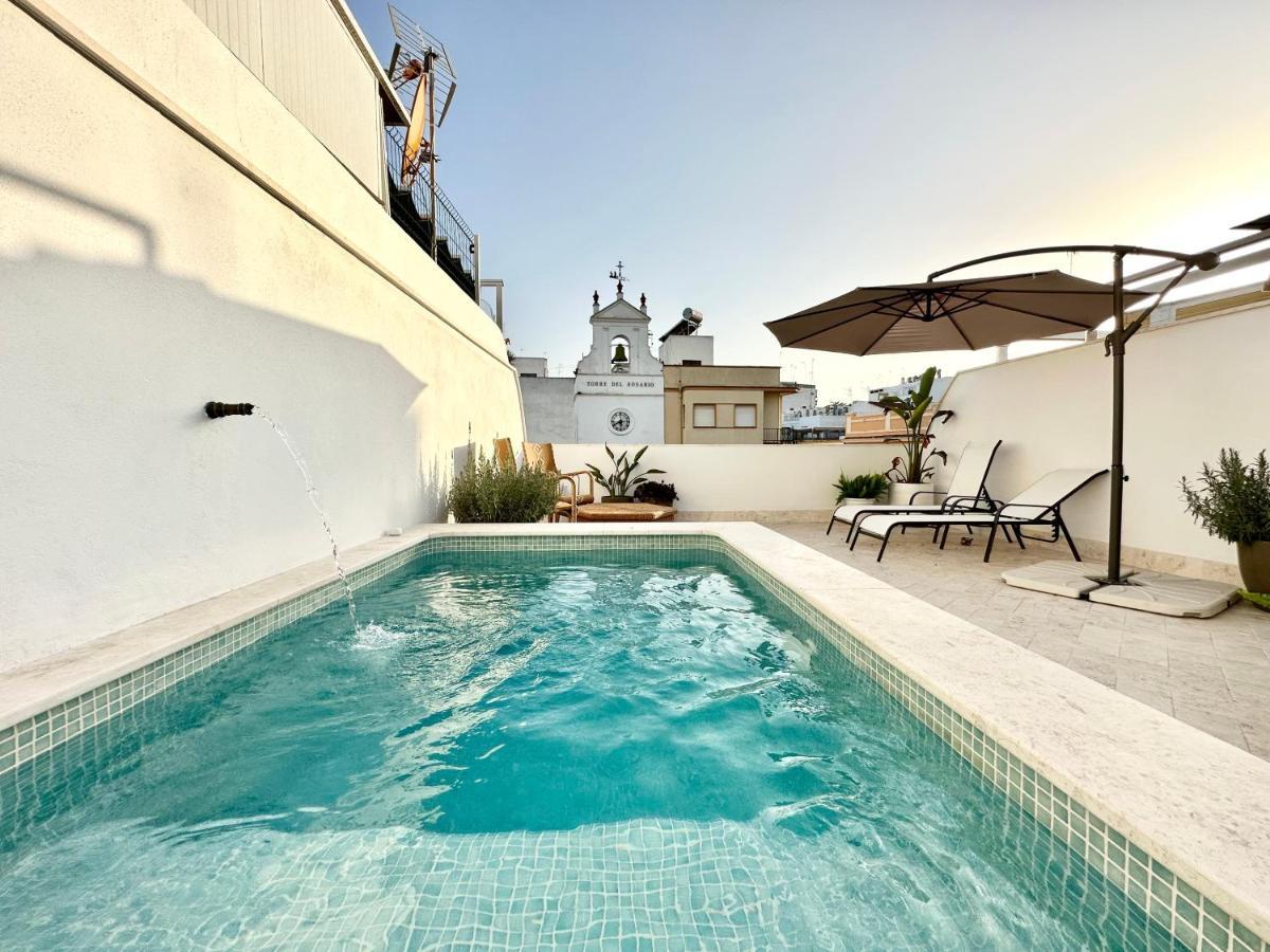 Apartamento Duplex Con Piscina Privada En Terraza Alcalá de Guadaira Eksteriør bilde